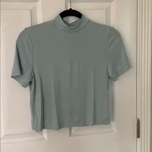 Babaton mock neck crop top